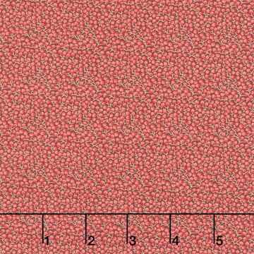 Dahlia - Daylilies Pomegranate Yardage