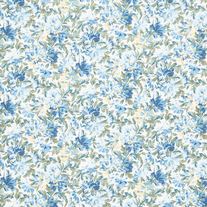 Willoughby - Packed Floral Cream Yardage