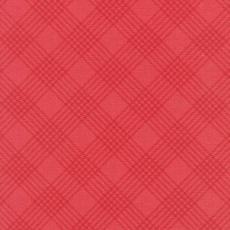 Merry Little Christmas - Plaid Red Yardage
