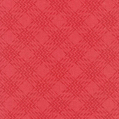 Merry Little Christmas - Plaid Red Yardage