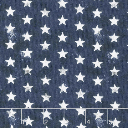 American Valor - Stars Navy Yardage