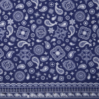 Cowboy - Bandana Blue Yardage