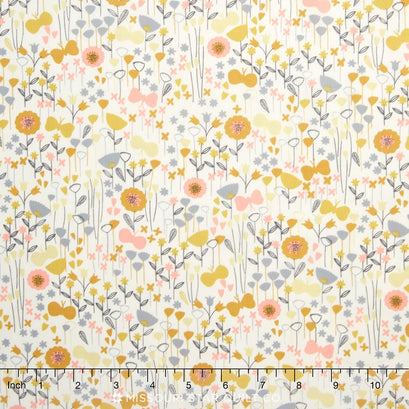 London Calling 6 - Lawn Blooms Dawn Yardage