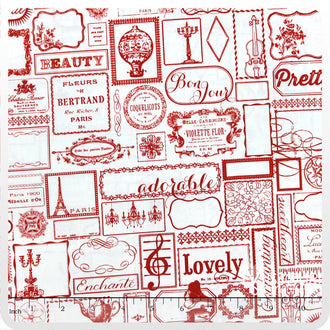 Lost and Found 2 - Label Red Yardage