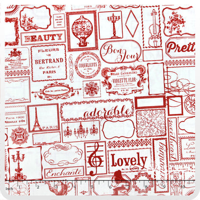 Lost and Found 2 - Label Red Yardage