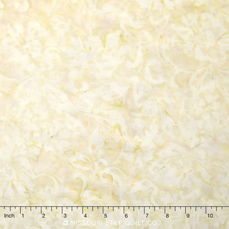 Tonga Batiks Wide - Floral Scroll Pearl 106" Backing
