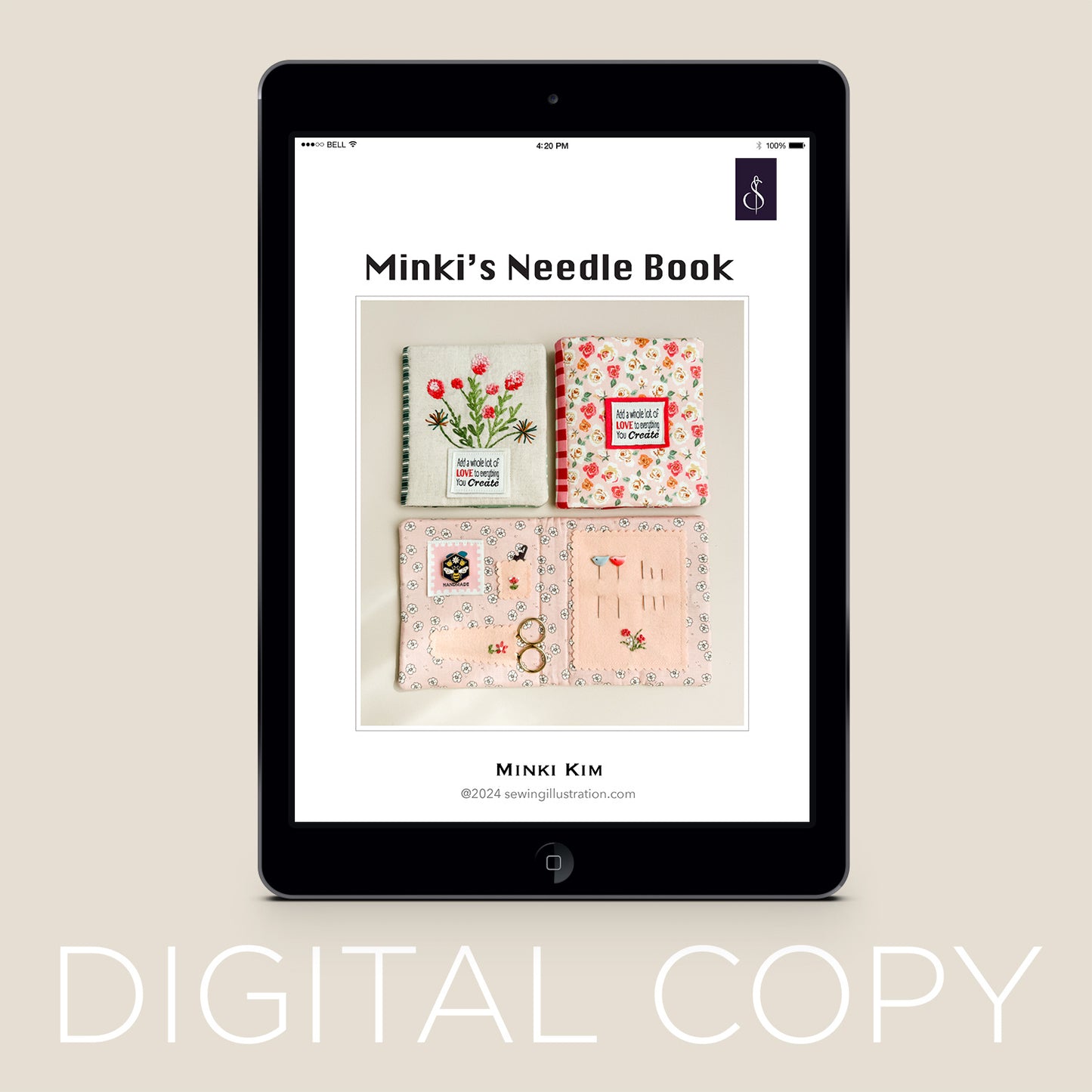 Digital Download - Minki's Needle Book Pattern Primary Image