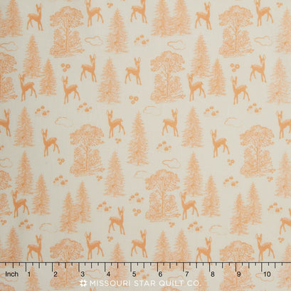Woodland Spring - Friends Coral Yardage