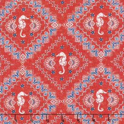 Shoreline - Bandana Red Yardage