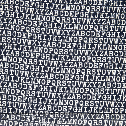 Cozy Cotton Boy - Navy Flannel Yardage