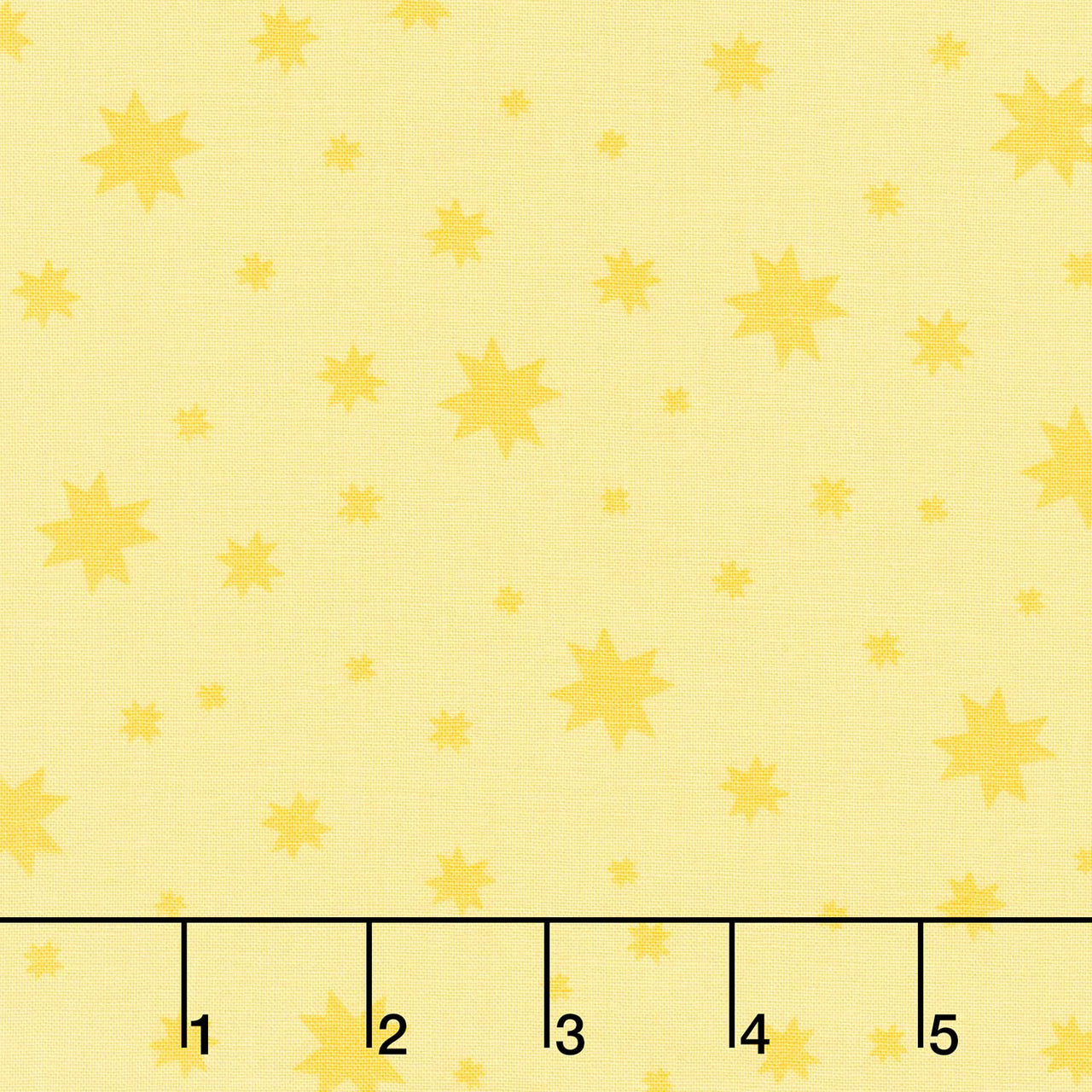 Welcome To Quilt Town - Stars Yellow Yardage