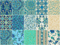 Villa Romana Peacock Colorstory Metallic Ten Squares