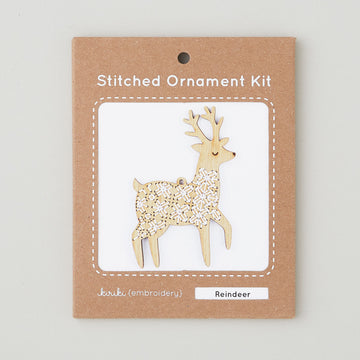 Reindeer Stitched Ornament Kit Alternative View #3