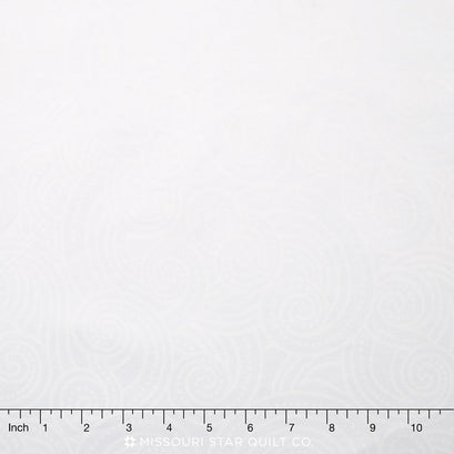 Wilmington Essentials - Dotty Waves Tonal White on White 108" Backing