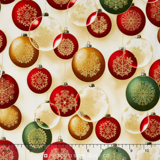Winter's Grandeur - Holiday Metallic Yardage