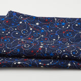 Star Spangled - Stars Navy 108" Wide 3 Yard Cut