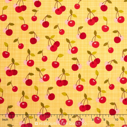 Farm Girl - Cherry Pie Yellow Yardage