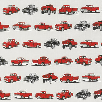 Old Guys Rule - Trucks Grey Yardage
