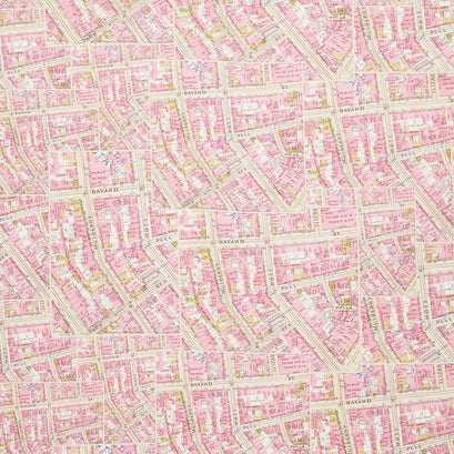 Eclectic Elements - Palette Pink Map Yardage