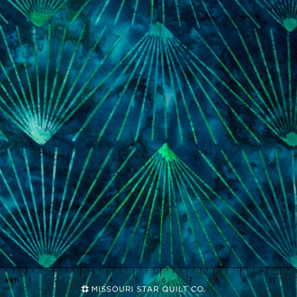 Artisan Batiks - Graphic Elementals Sea & Sky Rays Grasshopper Yardage