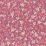 Dreaming of Fall - Leaves Raspberry Yardage Primary Image
