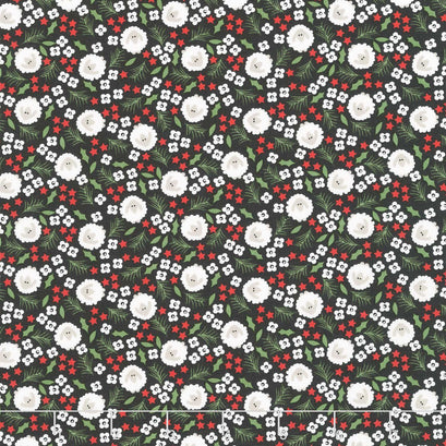 Starberry - Woolen Charcoal Yardage
