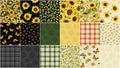 Sunflower Splendor Fat Quarter Crystals ( Prints) Alternative View #2
