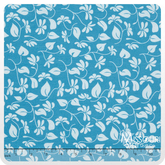 Splendor - Floral Blue Yardage