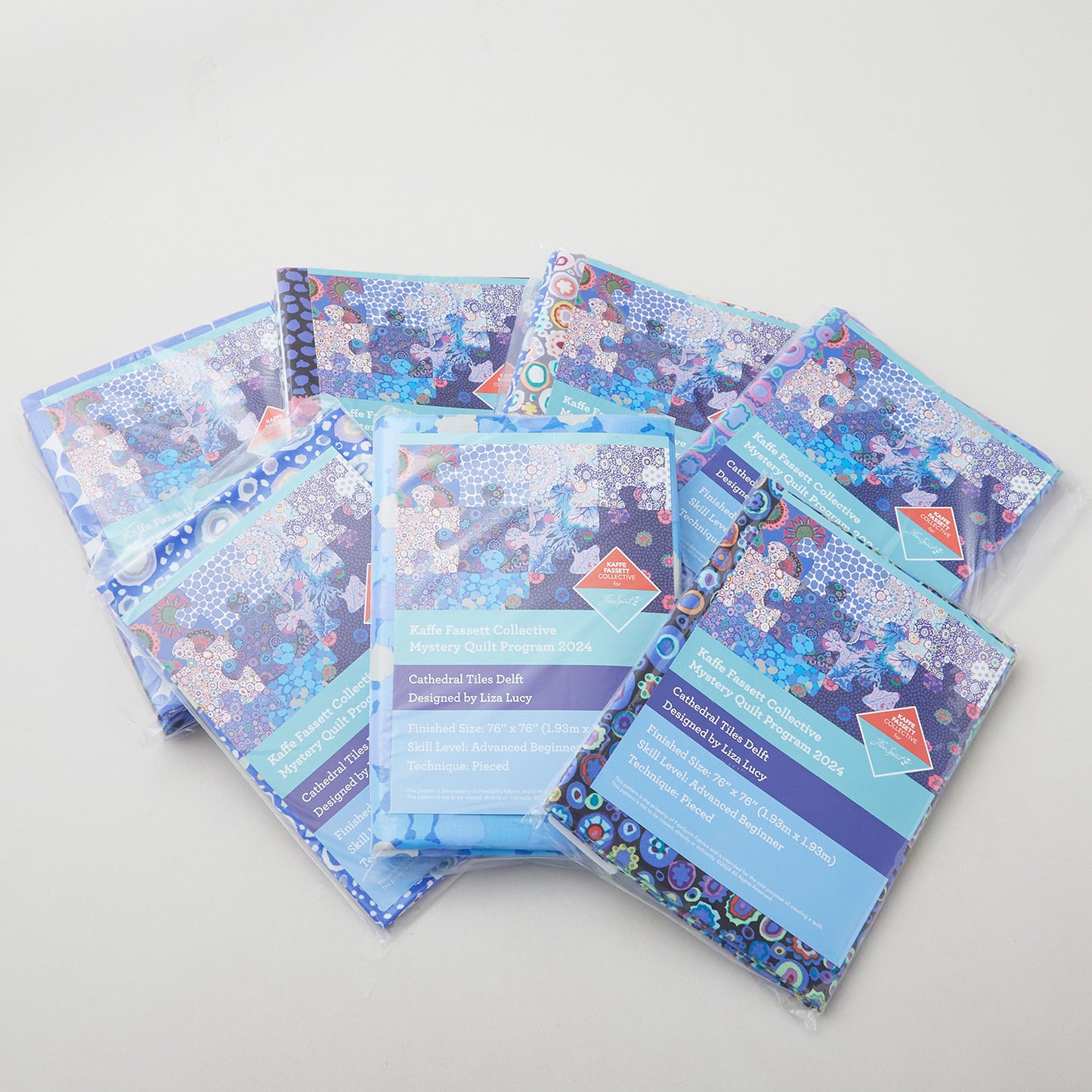 Kaffe Fassett Collective Mystery Quilt Kit - Delft Colorway