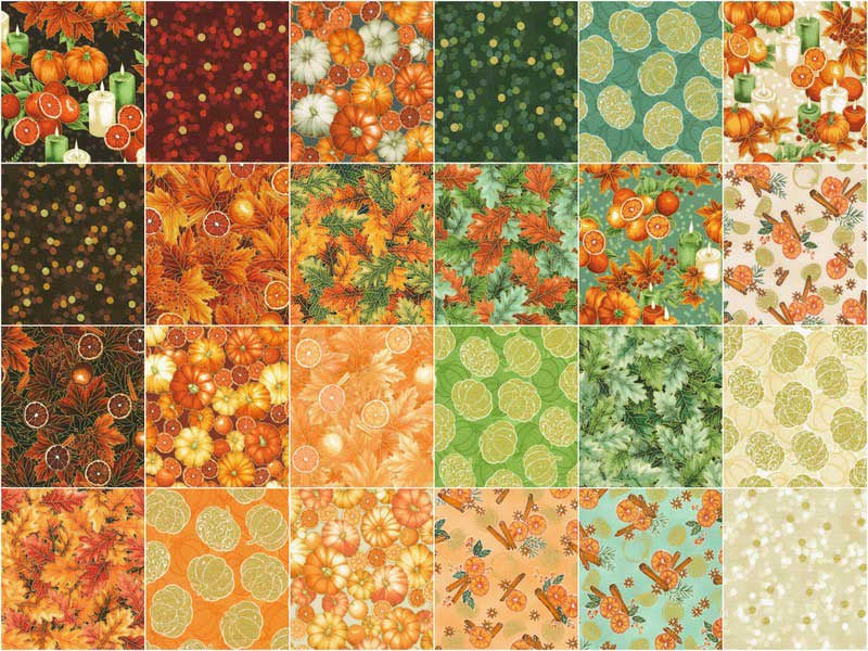Sweet Pumpkin Spice Metallic Roll Up