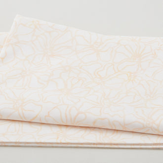 Java Batiks - Pressed Flowers Tan 2 Yard Cut
