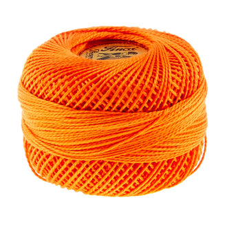 Presencia Perle Cotton Thread Size 8 Tangerine