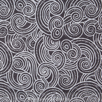 Wilmington Essentials - Dotty Waves Black 108" Backing