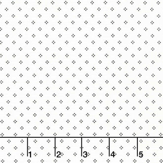 Midnight Meadow - Calico White Yardage