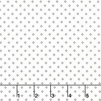 Midnight Meadow - Calico White Yardage