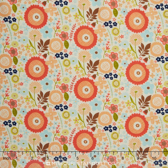 Woodland Spring - Floral Cream Yardage