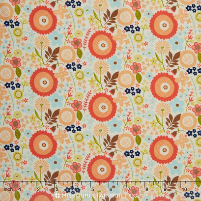 Woodland Spring - Floral Cream Yardage
