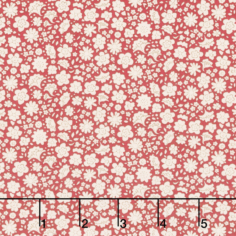 Creating Memories - Winter - Carla Red Yardage Primary Image