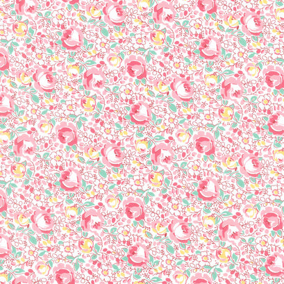 Blast from the Past - Roses Pink Yardage