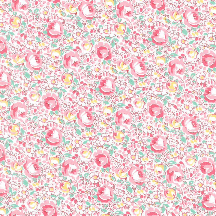 Blast from the Past - Roses Pink Yardage