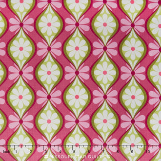 Botanique - Stripe Berry Yardage