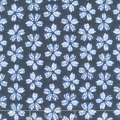 Shibori Blues - 2024 Cherry Blossoms Navy Yardage