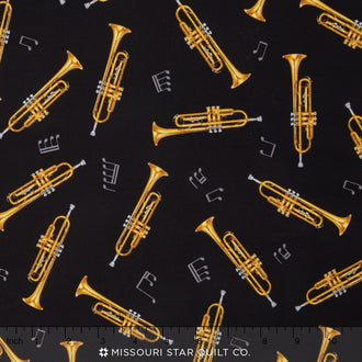 In Tune - Trumpets Black Yardage