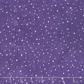 Toil and Trouble - Stars Dark Purple Glow in the Dark Yardage Primary Image