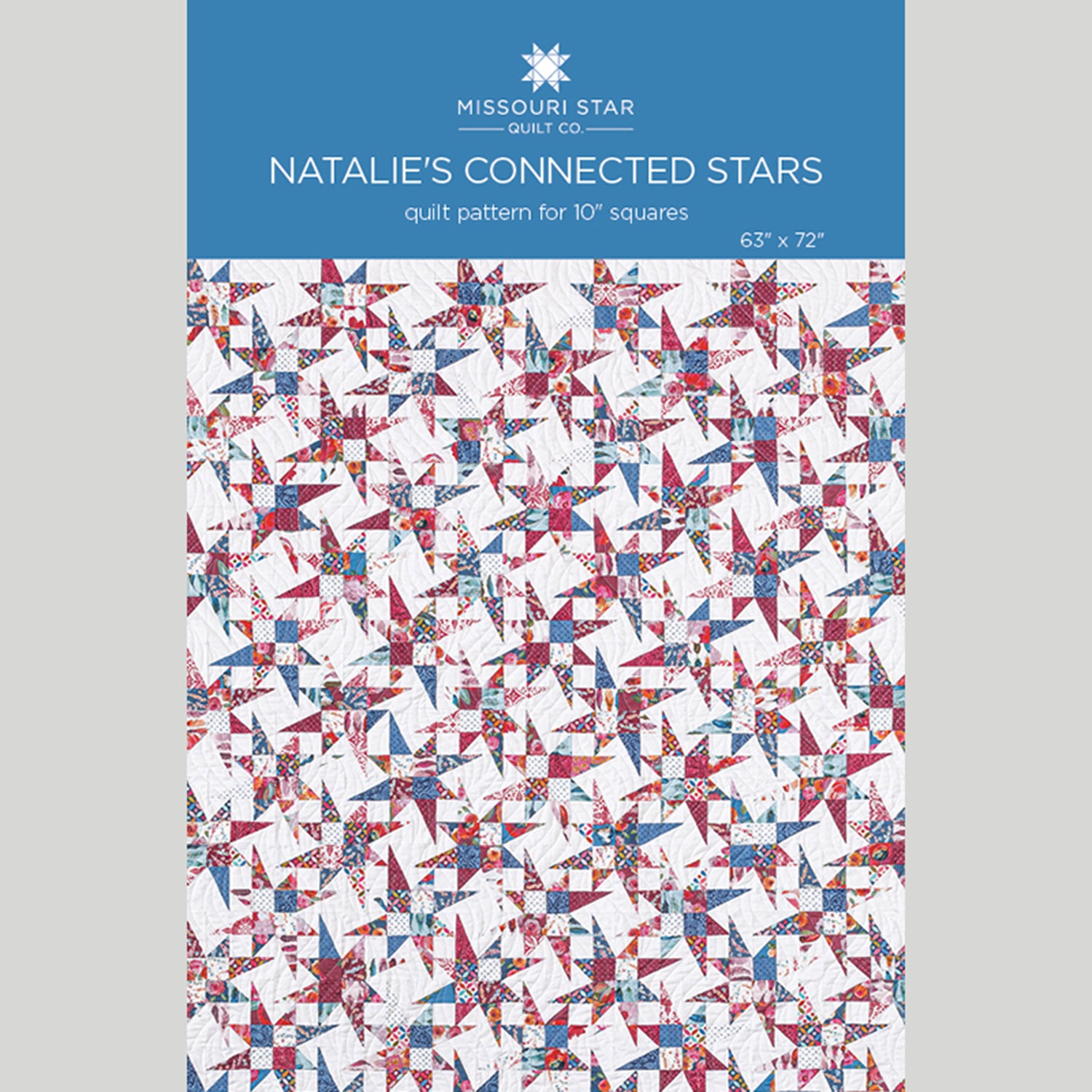 Natalie's Connected Stars Quilt Pattern by Missouri Star