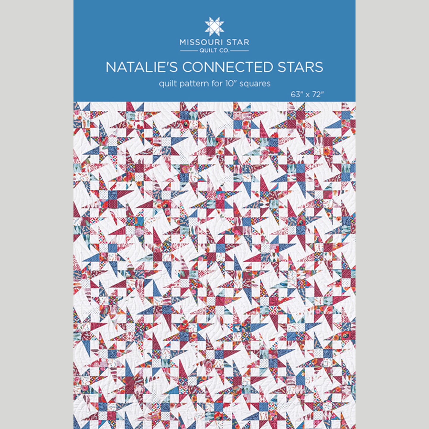 Natalie's Connected Stars Quilt Pattern by Missouri Star Primary Image