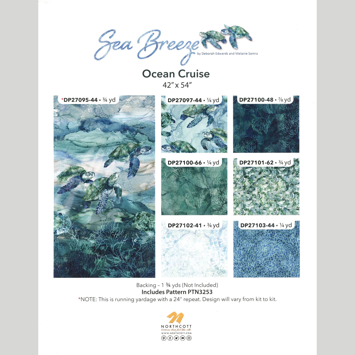 Ocean Cruise Quilt Kit Alternative View #5