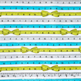 In Stitches - White Yardage