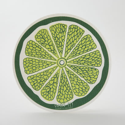 Lime Slice Swedish Dishcloth