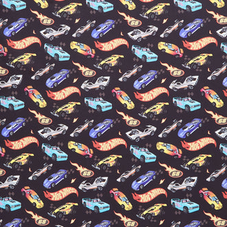 Made to Race - Car Race Black Yardage